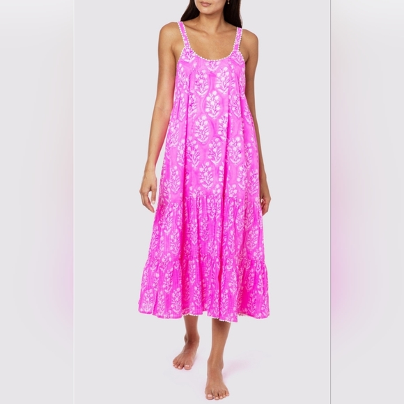 Juliet Dunn Dresses & Skirts - Juliet Dunn Sleeveless Cotton Lightweight Floral Print Dress 1 Size 4/6